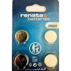 4 Piles CR2025 Renata 3V...